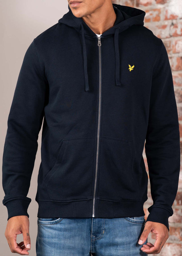 Lyle & Scott Vesten Zip through hoodie - dark navy
