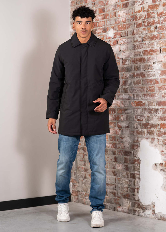 Aquascutum Jassen Soft shell trench - black