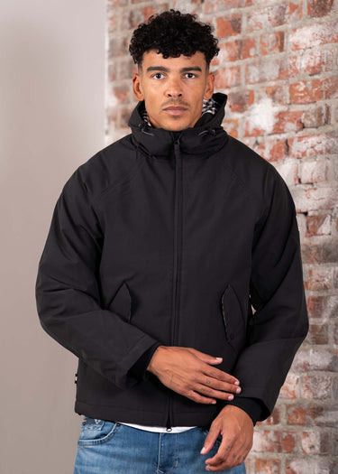 Aquascutum Jassen Soft shell mid parka - black