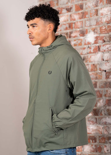 Fred Perry Jassen Hooded shell jacket - laurel wreath green