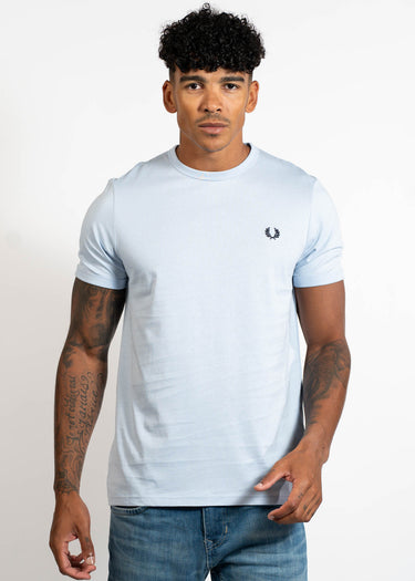 Fred Perry T-shirts Ringer t-shirt - light smoke