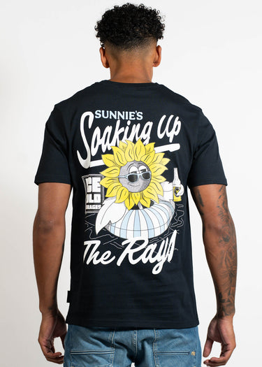 Lyle & Scott T-shirts Sunnies pool bar graphic t-shirt - dark navy