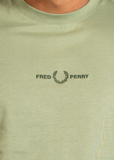 Fred Perry T-shirts Embroidered tshirt - olive mint