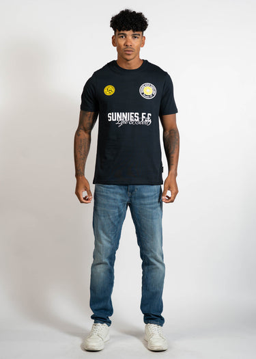 Lyle & Scott T-shirts Sunnies fc graphic t-shirt - dark navy