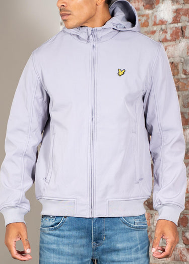 Lyle & Scott Jassen Fleece back softshell - ash lilac
