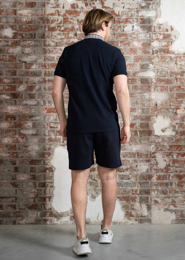 Weekend Offender Polo's Lachine - navy mid house check