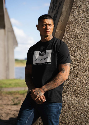 Casual Lads T-shirts Casual Lads t-shirt - black (test) (3 (Copy)