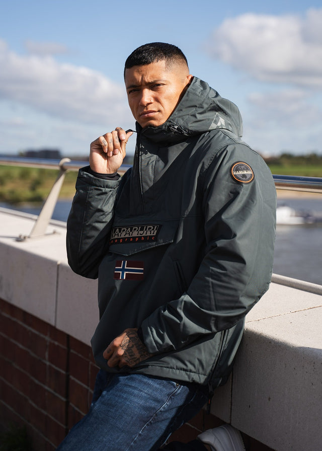 Napapijri Jassen Winter Rainforest overhead jacket next - green urban (Copy)