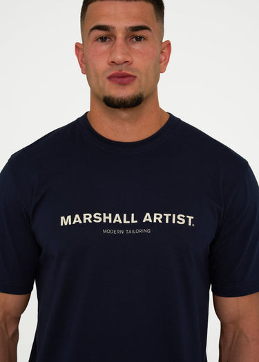 Marshall Artist T-shirts Costal erosion t-shirt - navy