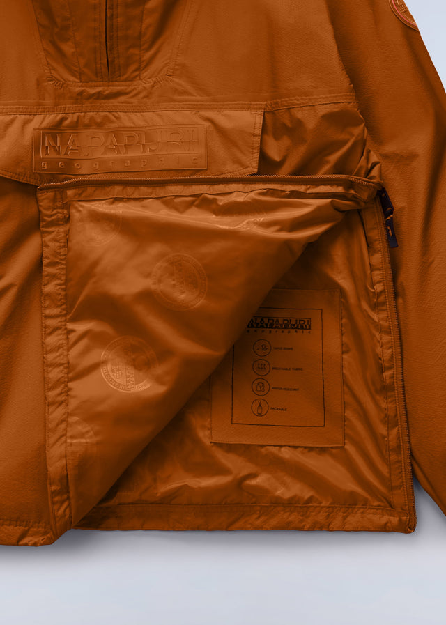 Napapijri Jassen Lightweight Packable Rainforest Overhead rf next Jacket - sugar almon