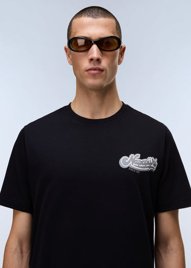 Napapijri T-shirts S zinc ss - black beauty