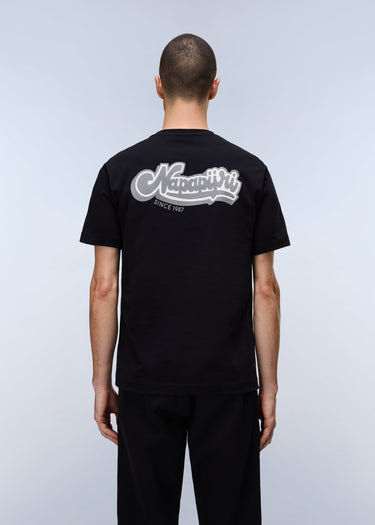 Napapijri T-shirts S zinc ss - black beauty