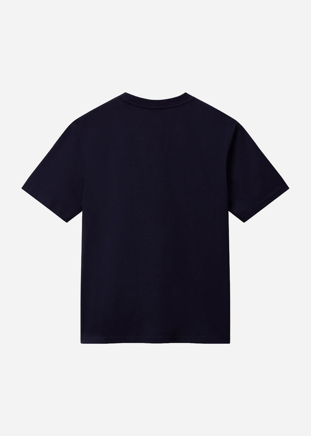 Napapijri T-shirts S small box ss - blu marine
