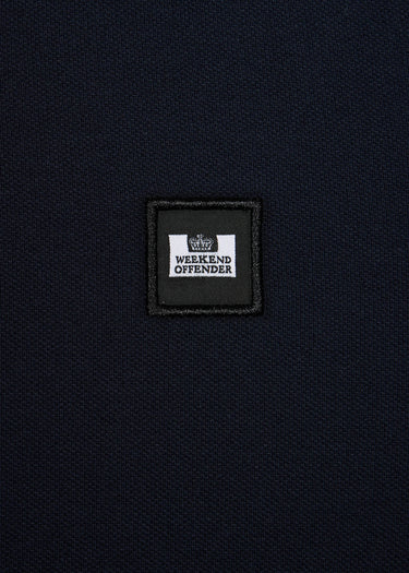 Weekend Offender Polo's  Costa - navy house check 