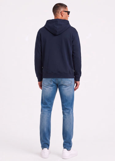Lacoste Hoodies Fleece zipped front hoodie - navy blue