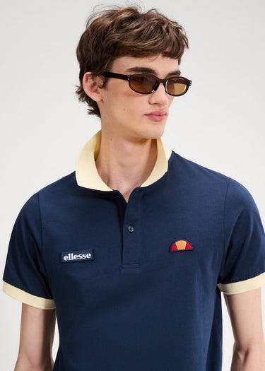 Ellesse Polo's Lessepsia polo - navy light yellow