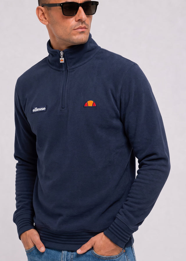 Ellesse Truien Verazo quarter zip top - navy