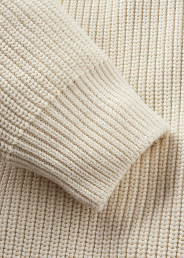 Henri Lloyd Truien Golant ribbed crew - ecru