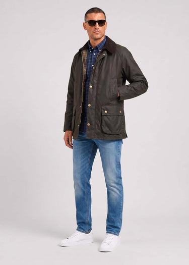 Barbour Jassen Barbour ashby wax jacket - olive