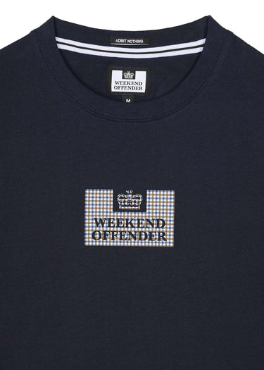 Weekend Offender T-shirts  Dygas - navy house check 