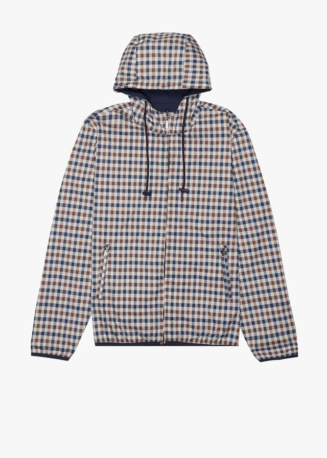 Aquascutum Jassen Hooded reversible sailor jacket - navy