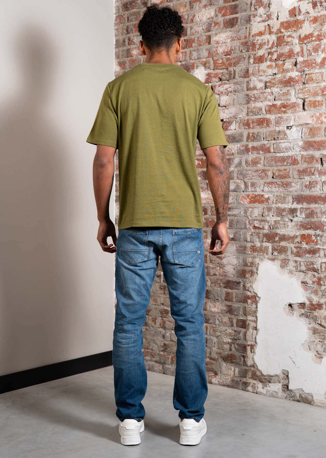 Aquascutum T-shirts Big logo t-shirt - army green