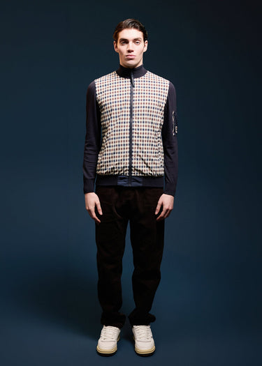 Aquascutum Vesten Club tech fz sweater - navy