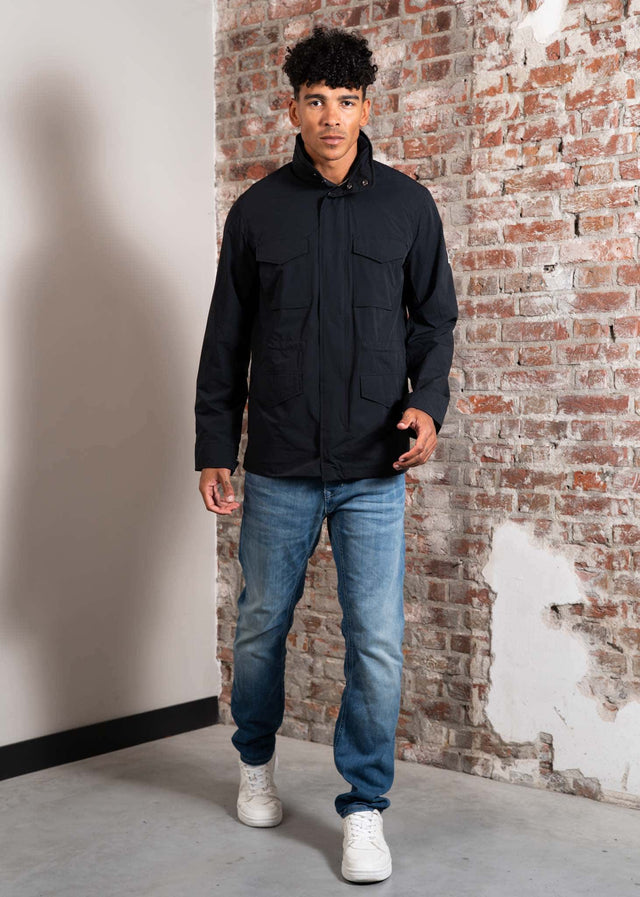 Aquascutum Jassen Stretch M65 jacket - black