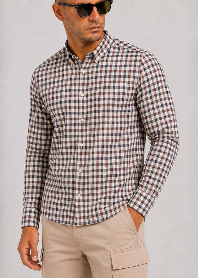 Aquascutum Overhemden Iconic shirt - club check