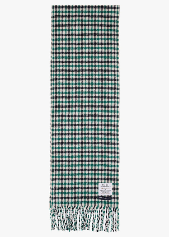 Aquascutum Sjaals Wool iconic scarf - green