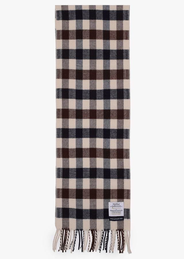 Aquascutum Sjaals Wool iconic scarf - macro club check