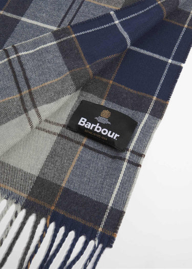 Barbour Sjaals Barbour galingale tartan scarf - grey midnight tartan