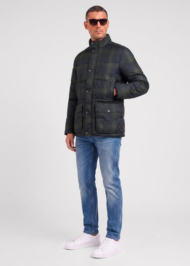 Barbour Jassen Barbour lonnen tartan puffer jacket - shadow classic tartan