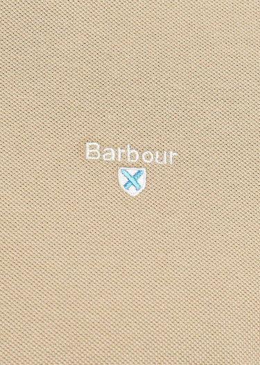 Barbour Polo's  Tartan pique polo - washed stone 