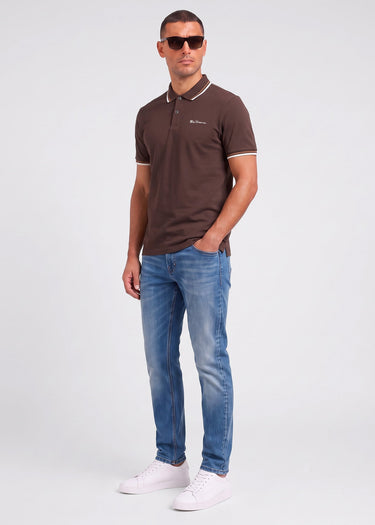 Ben Sherman Polo's Signature pique polo - chestnut