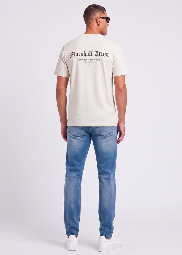 Marshall Artist T-shirts Blueprint t-shirt - silver birch