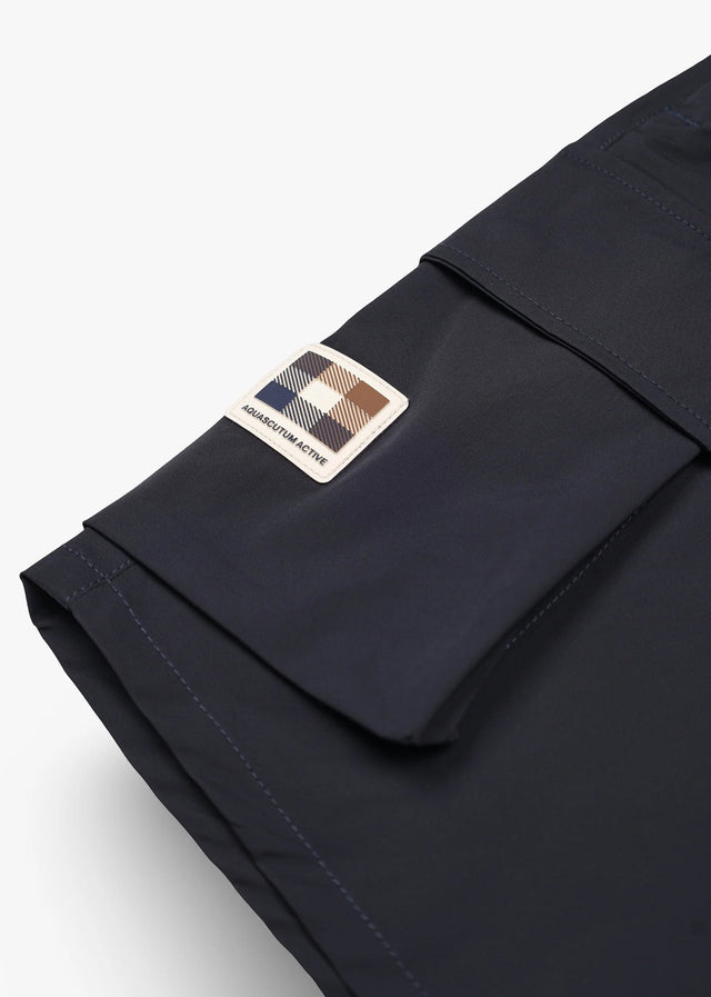 Aquascutum Korte Broeken Shell sp short - black