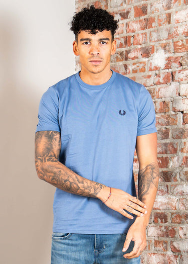 Fred Perry T-shirts Ringer t-shirt - ace blue
