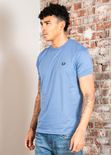 Fred Perry T-shirts Ringer t-shirt - ace blue