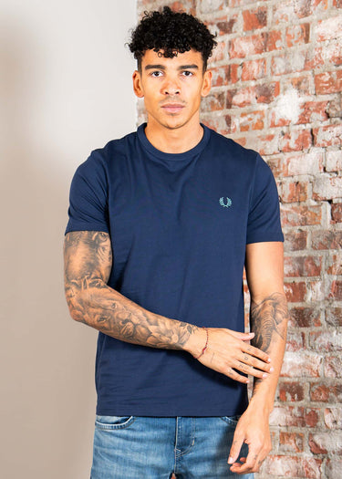 Fred Perry T-shirts Ringer t-shirt - tennis blue