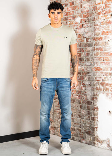 Fred Perry T-shirts Ringer t-shirt - seagrass