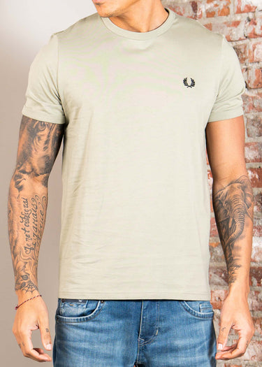 Fred Perry T-shirts Ringer t-shirt - seagrass