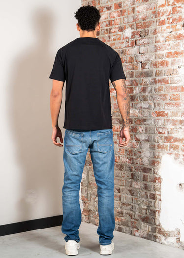 Aquascutum T-shirts Raglan pocket t-shirt - black