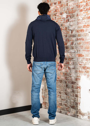 Aquascutum Hoodies Lamina pocket fz hoodie - navy