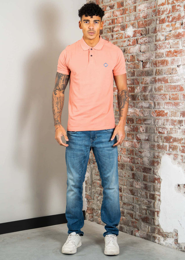 MA.Strum Polo's Mastrum pique polo - canyon clay