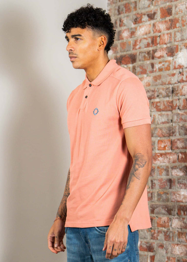 MA.Strum Polo's Mastrum pique polo - canyon clay