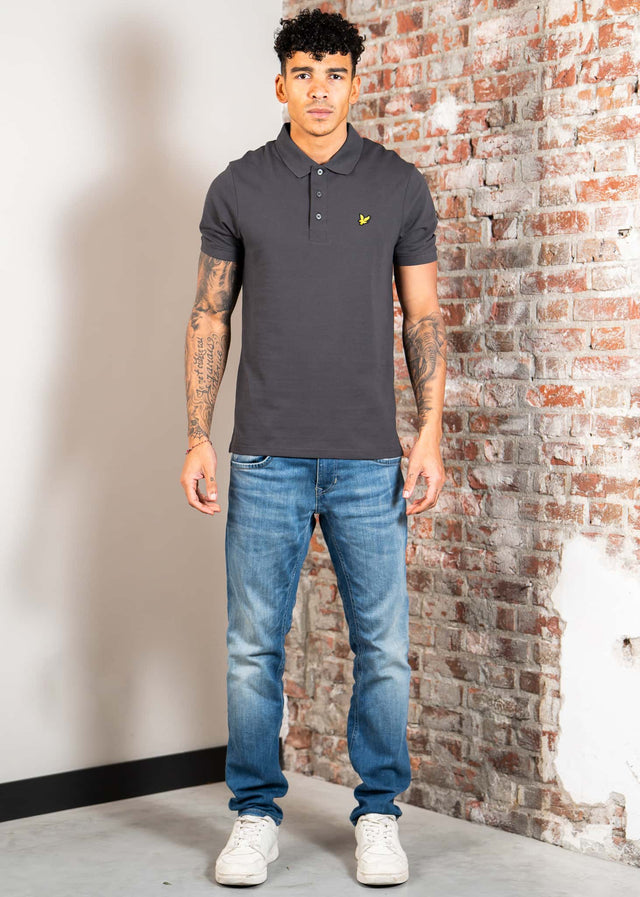 Lyle & Scott Polo's Plain polo shirt - gunmetal