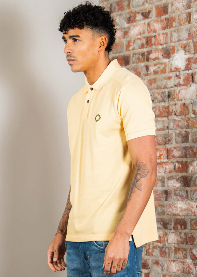 MA.Strum Polo's Mastrum pique polo - golden fleece