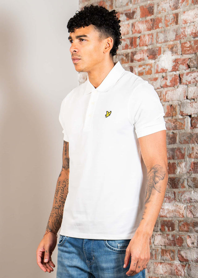 Lyle & Scott Polo's Plain polo shirt - white