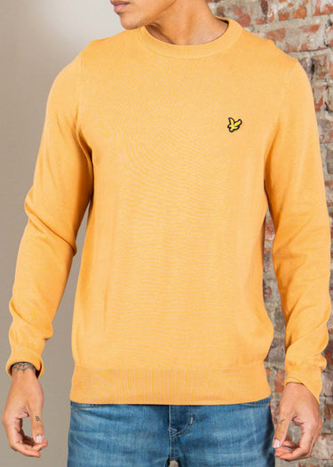 Lyle & Scott Truien Cotton crew neck jumper - honeycomb